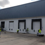 exterior paint warehouse complex